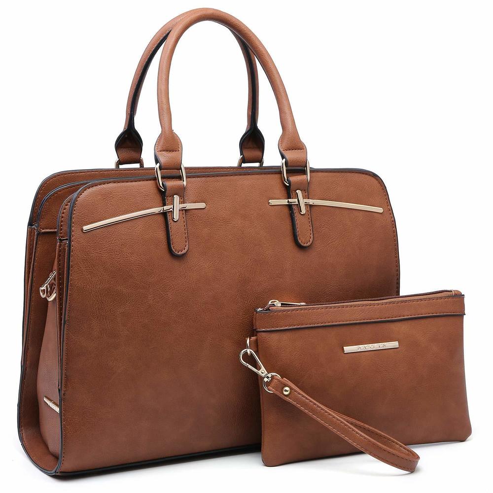 Satchel Handbag Shoulder Purse Top Handle Work Bag Tote Bag With :D